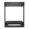 StarTech.com 12U 19 Zoll Wandmontage Netzwerkschrank - Einstellbare Tiefe 12-20 Zoll 2-Pfosten Open-Frame Serverraum-Rack für AV/Daten/IT-Kommunikation/Computerausrüstung/Switch mit Käfigmuttern & Schrauben