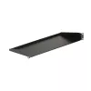 StarTech.com CABSHELF1U 1HE Server-Rack-Fachboden, fester Tragarm-Fachboden für 19-Zoll-Rack/Schrank, 17,7 cm (7 Zoll) tief, 15 kg (33 lb) Tragkraft, mit Käfigmuttern und Schrauben, Schwarz
