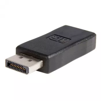 StarTech.com DP2HDMIADAP DisplayPort-auf-HDMI-Videoadapter, passiv, DP++ (St.) auf HDMI (Bu.), 1920x1200 / 1080p, Audio-Passthrough, Schwarz