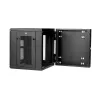 StarTech.com 4-Post 12U Wandmontage Netzwerkschrank mit 1U Ablage, 19 Zoll klappbarer wandmontierter Serverschrank für Daten / AV / Elektronik / Computerausrüstung, flexibles belüftetes Rack-Gehäuse