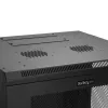 StarTech.com 4-Post 12U Wandmontage Netzwerkschrank mit 1U Ablage, 19 Zoll klappbarer wandmontierter Serverschrank für Daten / AV / Elektronik / Computerausrüstung, flexibles belüftetes Rack-Gehäuse