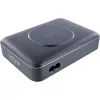InLine Qi Powerstation Multiport Ladegerät, 4x USB-C + 2x USB-A, GaN 100 W, 15 W kabelloses Laden, Schwarz (31517K)