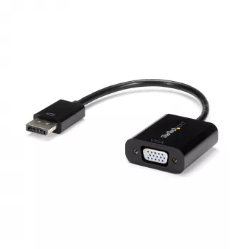 StarTech.com DisplayPort-zu-VGA-Adapter – Aktiver DP-zu-VGA-Konverter – 1080p-Video – DP/DP++-Quelle zu VGA-Monitor-Kabeladapter – DP-zu-VGA-Adapter-Dongle Digital-zu-Analog – DP 1.2 zu VGA