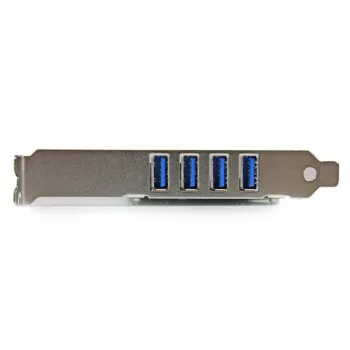 StarTech.com 4-Port PCI Express PCIe SuperSpeed USB 3.0 Controller-Kartenadapter mit UASP – SATA-Stromversorgung