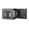 StarTech.com 4-Post 12U Wandmontage-Netzwerkschrank mit 1U Fach, 19 Zoll klappbares wandmontiertes Server-Rack für Daten / AV / Elektronik / Computerausrüstung, flexibles belüftetes Rack-Gehäuse