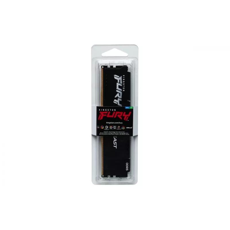 Kingston Technology FURY Beast 8GB 5600MT/s DDR5 CL40 DIMM Schwarz