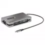 StarTech.com DKM31C3HVCPD USB-C Multiport-Adapter / Dual-Monitor-Dockingstation, 4K HDMI 2.0, VGA, USB-C DP-Alt-Mode-Video, 100 W PD Pass-Through, 2x USB-A 10 Gbit/s, GbE, MST, Grau