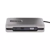 StarTech.com DKM31C3HVCPD USB-C Multiport-Adapter / Dual-Monitor-Dockingstation, 4K HDMI 2.0, VGA, USB-C DP-Alt-Mode-Video, 100 W PD Pass-Through, 2x USB-A 10 Gbit/s, GbE, MST, Grau