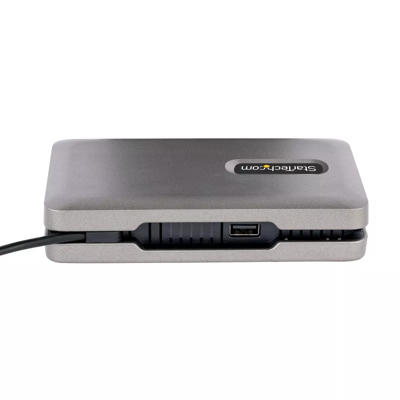 StarTech.com DKM31C3HVCPD USB-C Multiport-Adapter / Dual-Monitor-Dockingstation, 4K HDMI 2.0, VGA, USB-C DP-Alt-Mode-Video, 100 W PD Pass-Through, 2x USB-A 10 Gbit/s, GbE, MST, Grau