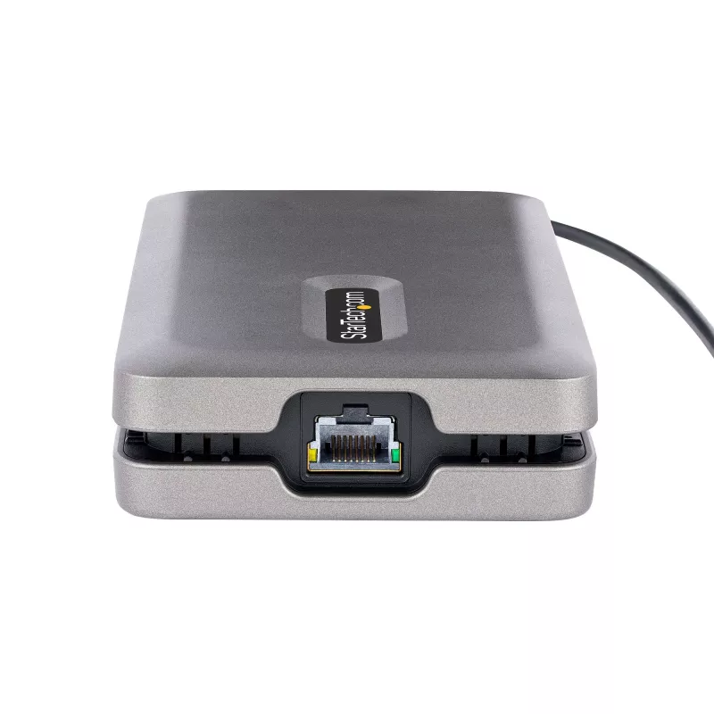StarTech.com DKM31C3HVCPD USB-C Multiport-Adapter / Dual-Monitor-Dockingstation, 4K HDMI 2.0, VGA, USB-C DP-Alt-Mode-Video, 100 W PD Pass-Through, 2x USB-A 10 Gbit/s, GbE, MST, Grau