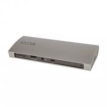 StarTech.com Thunderbolt 4 Dock, 96W Power Delivery, Einzel 8K/Dual Monitor 4K 60Hz, 3xTB4/USB4 Anschlüsse, 4xUSB-A, SD, GbE, Thunderbolt 4 Dockingstation für Windows oder TB3 MacBook, 0,8m Kabel