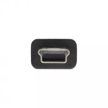 InLine USB 2.0 Mini-Kabel USB Typ A Stecker / Mini B Stecker, 5-polig, schwarz, 5 m
