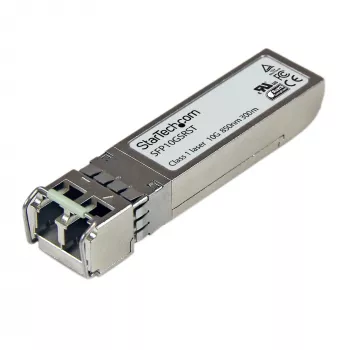 StarTech.com Cisco SFP-10G-SR kompatibles SFP+ Transceiver-Modul – 10GBASE-SR~Cisco SFP-10G-SR kompatibles SFP+ Modul – 10GBASE-SR – 10GbE Multimode-Faser MMF Optischer Transceiver – 10GE Gigabit Ethernet SFP+ – LC 300 m – 850 nm – DDM Cisco Firepower, ASR9000, C9300