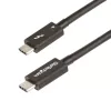 StarTech.com 0,5 m Thunderbolt 4 Kabel – 40 Gbit/s – 100W PD – 4K/8K Video – Intel-zertifiziertes Thunderbolt Kabel – kompatibel mit USB 4/Thunderbolt 3/USB 3.2/USB Typ-C/DisplayPort