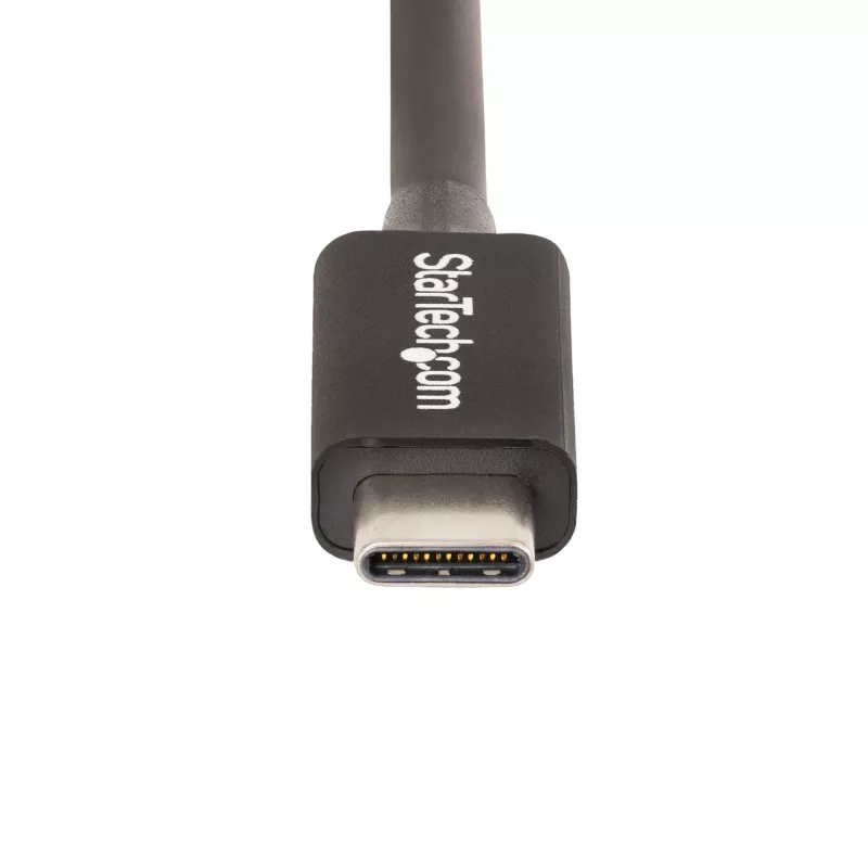 StarTech.com 0,5 m Thunderbolt 4 Kabel – 40 Gbit/s – 100W PD – 4K/8K Video – Intel-zertifiziertes Thunderbolt Kabel – kompatibel mit USB 4/Thunderbolt 3/USB 3.2/USB Typ-C/DisplayPort