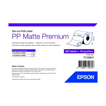 Selbstklebendes Druckeretikett Epson 7113411 Weiß 10,2x7,6 cm