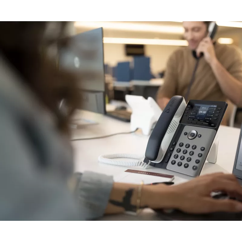 HP Poly Edge E300 IP-Telefon und PoE-fähig, IPS, 320 x 240 Pixel, 4:3, HTTPS, ENERGY STAR, EAC, Federal Communications Commission (FCC), CE