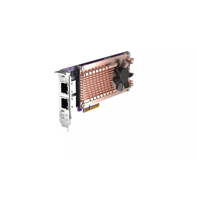 QNAP QM2-2P2G2T PCIe-Erweiterungskarte, M.2 NVMe SSD + 2,5GbE