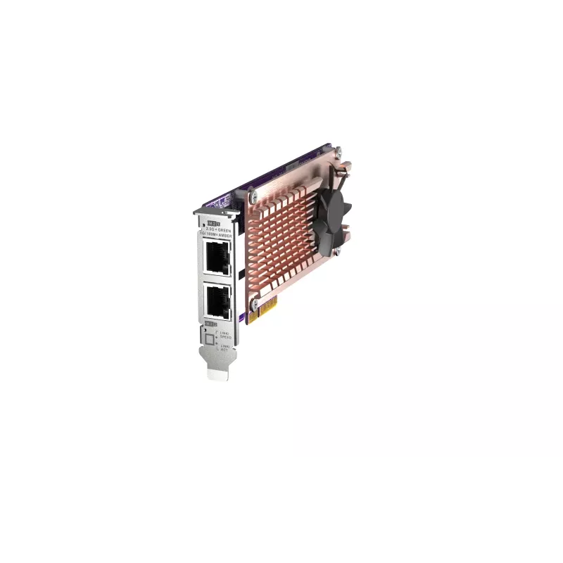 QNAP QM2-2P2G2T PCIe-Erweiterungskarte, M.2 NVMe SSD + 2,5GbE