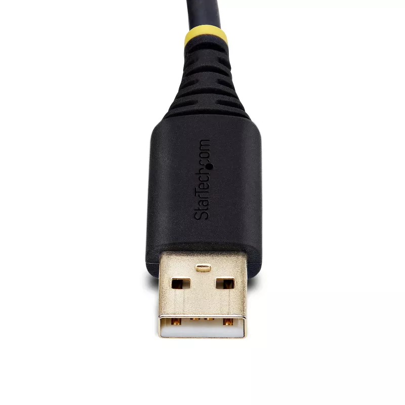 StarTech.com 2m USB-zu-Seriell-Adapterkabel, COM-Erhalt, austauschbare Schrauben/Muttern, USB-A auf DB9 RS232, FTDI IC, ESD-Schutz, Windows/macOS/Linux