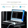 StarTech.com 2m USB-zu-Seriell-Adapterkabel, COM-Erhalt, austauschbare Schrauben/Muttern, USB-A auf DB9 RS232, FTDI IC, ESD-Schutz, Windows/macOS/Linux
