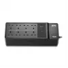 APC Back-UPS, 500 VA/300 W Boden-/Wandmontage, 230 V, 8x UNEL-Steckdosen, USB-Typ-A-Anschluss, benutzerwechselbare Batterie