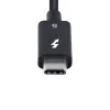 StarTech.com 1,5ft (50cm) Thunderbolt 5 Kabel, 80Gbit/s/Bis zu 120Gbit/s, 240W PD, 8K 60Hz, Zertifiziertes Thunderbolt Kabel - Kompatibel mit Thunderbolt 4/USB4/USB-C