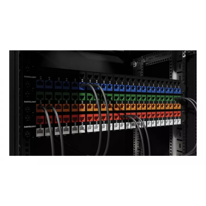 Netzwerkkabel Intellinet 791311 Keystone-Modul flach rot RJ-45