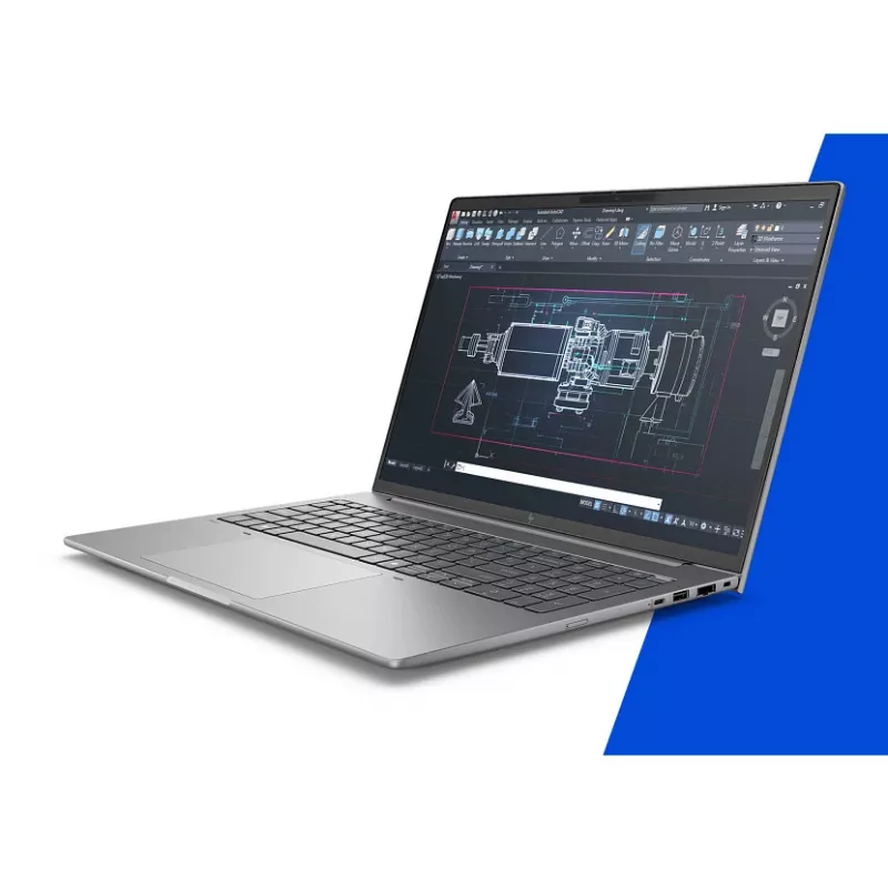 HP ZBook 8 G1i 16 A3ZT6ET Mobile Workstation, Intel Core Ultra 7 255H, 16 Zoll WUXGA IPS 400 Nits, 32 GB RAM, 1 TB SSD, NVIDIA RTX 500 Ada, Wi-Fi 7, Windows 11 Pro, deutsche Tastatur, Meteor Silver