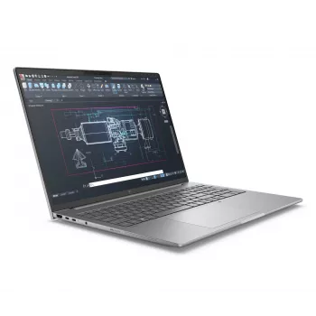 HP ZBook 8 G1i Laptop, 16 Zoll Touch, Intel Core Ultra 7, 64GB DDR5, 2TB SSD, NVIDIA RTX 500 Ada, Windows 11 Pro, Meteor Silver
