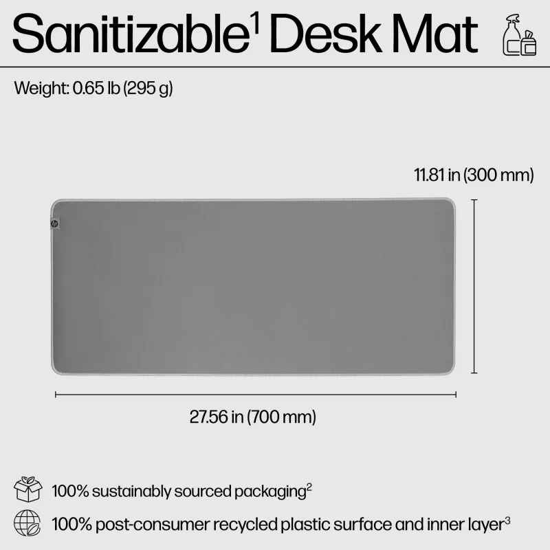 Mauspad HP 205 Desinfizierbare Schreibtischmatte