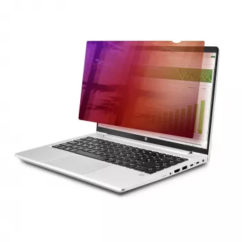 StarTech.com 39,6 cm (15,6 inch) 16:9 Gold Laptop-Blickschutzfolie, umkehrbare Folie mit verbessertem Sichtschutz, Computer-Sicherheitsfilter, abnehmbarer Bildschirmschutz, +/- 30°