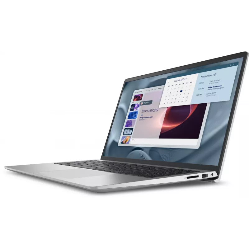 Dell Pro 15 Essential PV15250 Laptop, Intel Core i7-1355U, 15,6 Zoll Full HD 1920 x 1080 IPS 120 Hz, 16 GB DDR5, 512 GB SSD NVMe, Intel Iris Xe Graphics, Wi-Fi 6, Windows 11 Pro, Silber