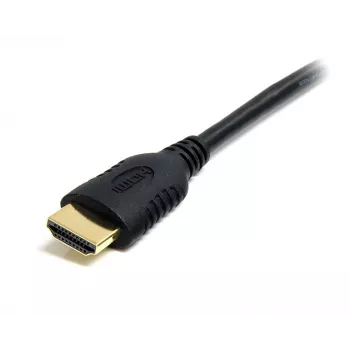 StarTech.com 2m Mini HDMI auf HDMI Kabel mit Ethernet – 4K 30Hz High Speed Mini HDMI auf HDMI Adapterkabel – Mini HDMI Typ-C Gerät an HDMI Monitor/Display – Robustes Videokonverterkabel