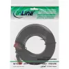 InLine Flaches Ultraslim Patchkabel U/UTP Cat.6 Gigabit-fähig schwarz 1,5 m