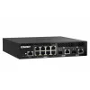 QNAP QSW-M2108R-2C Managed-L2-Switch, 8 x 2,5GbE + 2 x 10GbE SFP+/RJ-45-Kombiports, halbe Breite, rackmontierbar