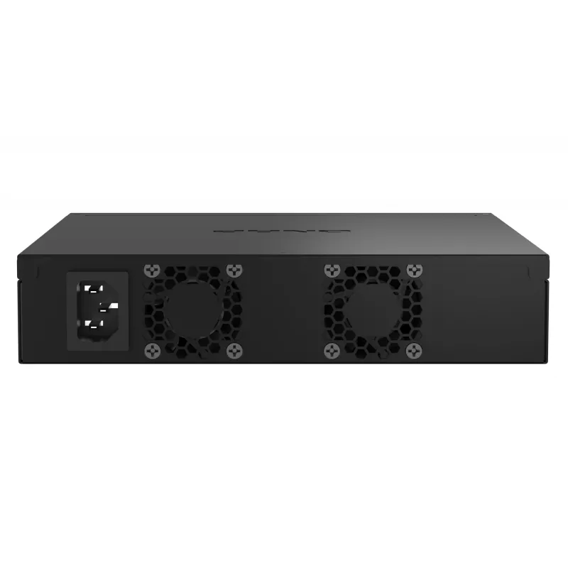 QNAP QSW-M2108R-2C Managed-L2-Switch, 8 x 2,5GbE + 2 x 10GbE SFP+/RJ-45-Kombiports, halbe Breite, rackmontierbar