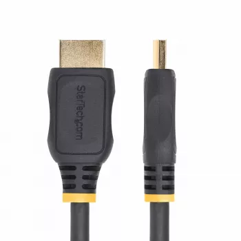 StarTech.com 1m HDMI 2.0 Verlängerungskabel, High Speed HDMI Portsaver-Kabel, 4K 60Hz, HDMI Stecker-auf-Buchse Verlängerungsadapterkabel, HDMI Verlängerungskabel, M/W