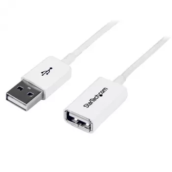StarTech.com 3 m Weiß USB 2.0-Verlängerungskabel A zu A – M/W
