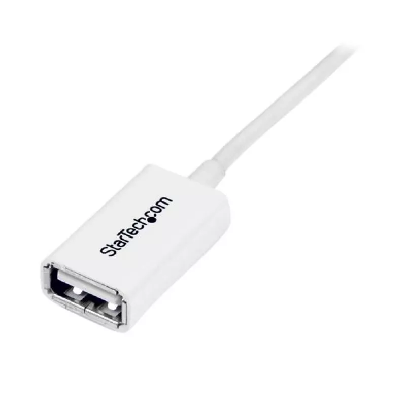 StarTech.com 3 m Weiß USB 2.0-Verlängerungskabel A zu A – M/W