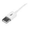 StarTech.com USBEXTPAA1MW USB-2.0-Verlängerungskabel, USB-A auf USB-A, Stecker/Buchse, 1 m, Weiß