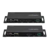 StarTech.com ST121HD20FXA2 4K 60Hz HDMI-über-Glasfaser-Extender-Kit, bis 1 km (Singlemode) / 300 m (Multimode), LC, HDR, HDCP, Audio/RS232/IR, Sender und Empfänger