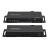 StarTech.com ST121HD20FXA2 4K 60Hz HDMI-über-Glasfaser-Extender-Kit, bis 1 km (Singlemode) / 300 m (Multimode), LC, HDR, HDCP, Audio/RS232/IR, Sender und Empfänger