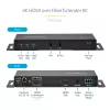 StarTech.com ST121HD20FXA2 4K 60Hz HDMI-über-Glasfaser-Extender-Kit, bis 1 km (Singlemode) / 300 m (Multimode), LC, HDR, HDCP, Audio/RS232/IR, Sender und Empfänger