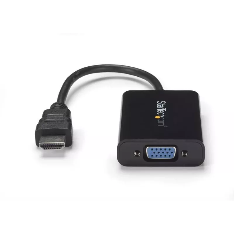 StarTech.com HDMI-zu-VGA-Videoadapter-Konverter mit Audio für Desktop-PC / Laptop / Ultrabook – 1920x1080