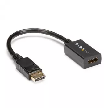 StarTech.com DisplayPort zu HDMI Adapter - DP 1.2 auf HDMI Video Konverter 1080p - DP auf HDMI Monitor/TV/Display Kabel Adapter Dongle - Passiver DP auf HDMI Adapter - Verriegelbarer DP Stecker
