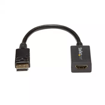 StarTech.com DisplayPort zu HDMI Adapter - DP 1.2 auf HDMI Video Konverter 1080p - DP auf HDMI Monitor/TV/Display Kabel Adapter Dongle - Passiver DP auf HDMI Adapter - Verriegelbarer DP Stecker