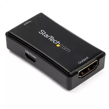 StarTech.com 14 m HDMI Signalverstärker – 4K 60Hz, 3840 x 2160 Pixel, AV-Repeater, 14 m, Schwarz, HDCP