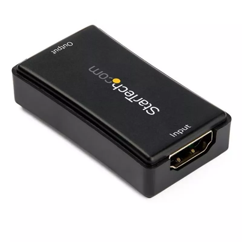 StarTech.com HDBOOST4K2 HDMI-Signalverstärker / Inline-Repeater, 4K 60 Hz, bis 14 m, USB-betrieben, 7.1-Audio, YUV 4:4:4