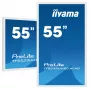 iiyama TF5539UHSC-W1AG Signage Display 139,7 cm (55 Zoll) LED 500 cd/m² 4K Ultra HD Weiß Touchscreen 24/7